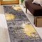 World Rug Gallery Contemporary Abstract Splash Non Shedding Soft Area Rug 2' x 7' Yellow 391YELLOW2x7 - alternate 4